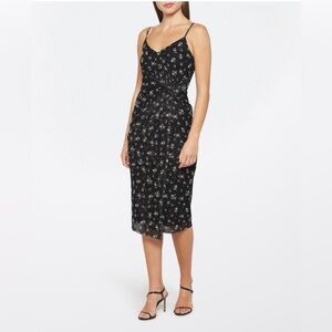 Nine Britton Vivian Knit Mesh Midi Dress